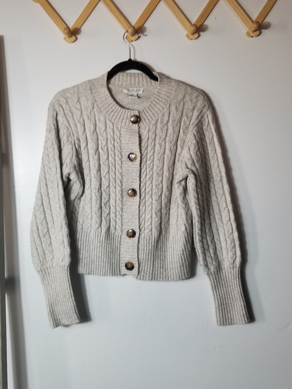 RACHEL ZOE WOMEN'S BUTTON DOWN SWEATER CARDIGAN SIZE MEDIUM